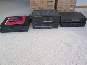 lot 108 image: Kenwood 6 disc changer, amplifier a...