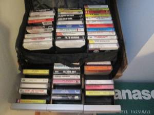lot 129 image: Bookshelf style pull out case plus ...