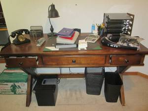 lot 130 image: Wood home office Kitchen style de...