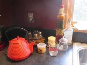 lot 143 image: Cast Iron Tea Kettle plus a Collect...