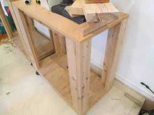 lot 174 image: Quality made wooden rolling work st...