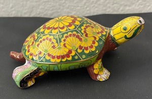 lot 63F image: Decorative Colorful Turtle Figurine