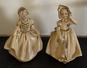 lot 196 image: Pair of Vintage Coventry Ware Porcelain Figurines