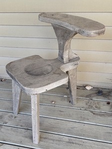 lot 323 image: Primitive Style Wooden Chair