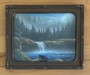 lot 227 image: Beautiful Framed Nature Print by Silver