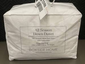 lot 2 image: Bokser Home All Season Down Duvet KingCal King 700 Fill Power