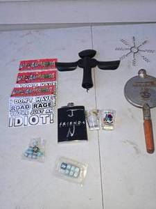 lot 59 image: random trinkets and decals