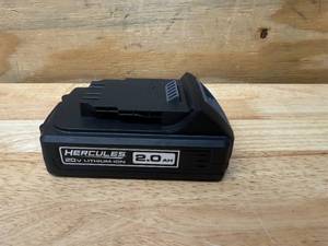 lot 103 image: Hercules 20V Lithium-Ion 2.0 AH Battery (08222545)