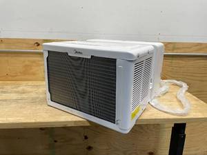 lot 136 image: Midea MAW10V1QWT U-Shaped AC Window Air Conditioner (Not Working)