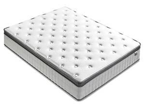 lot 154 image: ZINUS 12 Inch Comfort Support Cooling Gel Hybrid Mattress, Queen, Euro Top Innerspring Mattress, Motion Isolating Pocket Springs, Mattress in A Box