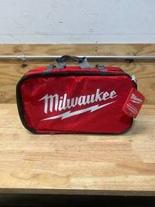 lot 159 image: MILWAUKEE WetDry Shop Vacuum Tool and Attachment Storage Bag (1-Piece) NEW 08262534