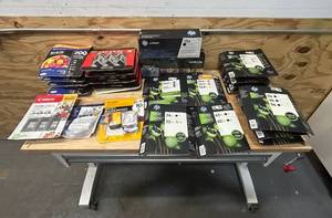 lot 221 image: HP, EPSON, CANON, LEXMARK printer ink lot (missing)