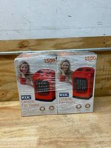 lot 229 image: KUL ceramic fan heater lot (2)