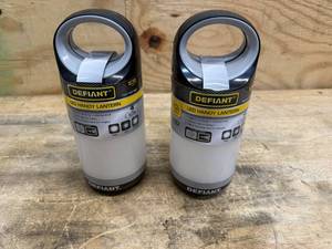 lot 181 image: Lot of 2 - DEFIANT 300 Lumens LED Handy Lantern