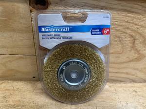 lot 206 image: Mastercraft Wire Wheel Brush 6 Coarse (0827250.85)