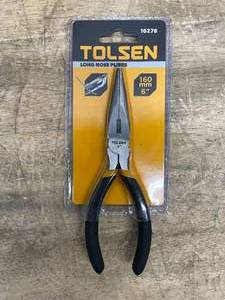 lot 235 image: Tolsen Long Nose Pliers 10278 (0828252.35)