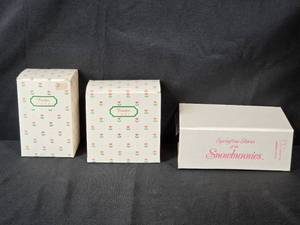 lot 63 image: 1997 Department 56 Snowbunnies Figurines Easter Collection with Boxes