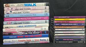 lot 85 image: Collection of Exercise DVDs and Country DanceLine Dance CDs