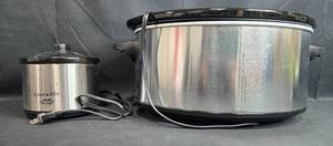 lot 120 image: Hamilton Beach Slow Cooker and Crock-Pot Little Dipper Set