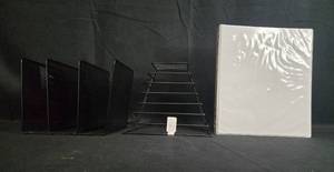 lot 130 image: Artistic File Sorter and White 3-Ring Binder Set