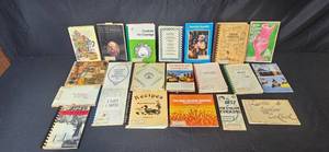 lot 138 image: Collection of Vintage and Modern Cookbooks Including Regional and Holiday Recipes