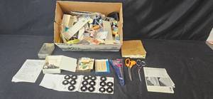 lot 141 image: Large Assortment of Sewing Supplies with Scissors, Needles, Thread and Accessories