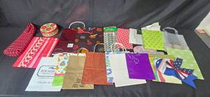 lot 142 image: Large Assorted Collection of Gift Bags and Gift Wrap Supplies