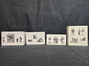 lot 380 image: Heritage Village Collection Dept. 56 Porcelain Figurines Lot