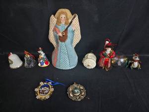lot 184 image: Assorted Christmas Ornaments and Angel Decoration Collection