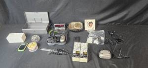 lot 291 image: Household Miscellaneous Lot Including Electronics, Decor, and Stationery