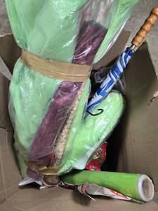 lot 295 image: Assorted Garden Pots and Decor with Planter and Holiday Bowl