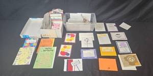 lot 312 image: Large Collection of Assorted Greeting Cards with Boxes