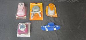 lot 316 image: Set of Craft Paper Punches Fiskars and McGill Assorted Designs