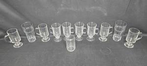 lot 327 image: Set of Mixed Glass Mugs and Tumblers
