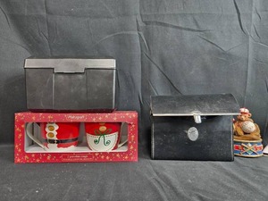 lot 375 image: Household and Collectibles Lot with RTC Binoculars, VTG Holiday Decor, and Accessories