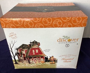 lot 27 image: Dept. 56 Halloween Haunted Barn