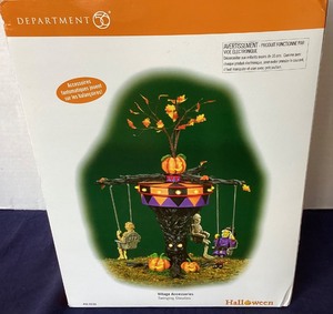 lot 39 image: Dept. 56 Halloween Swinging Ghoulies