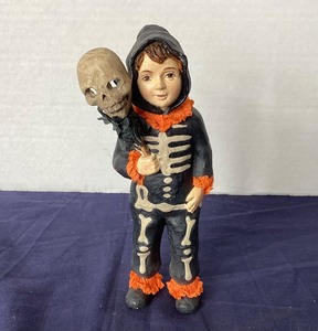 lot 55 image: Bethany Lowe Halloween Spencer in Skeleton Suit