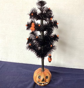 lot 56 image: Bethany Lowe Halloween Feather Tree