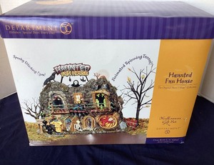 lot 118 image: Dept. 56 Halloween Haunted Fun House