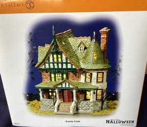 lot 136 image: Dept. 56 Halloween Gravely Estate