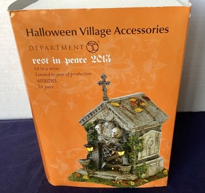 lot 137 image: Dept. 56 Halloween Rest in Peace 2013