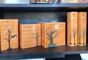 lot 128 image: Group of Dept. 56 Halloween Village Accessories