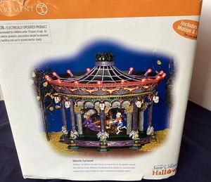 lot 166 image: Dept. 56 Halloween  Ghostly Carousel