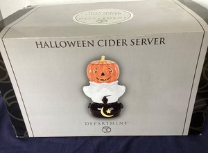 lot 169 image: Dept. 56 Halloween Cider Server