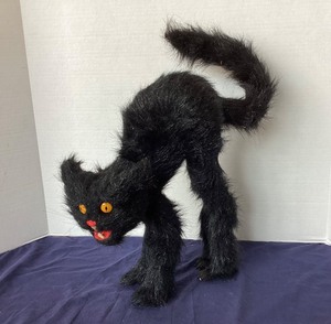 lot 191 image: Scary Furry Black Cat