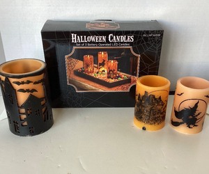 lot 282 image: Group of 6 Halloween LED Candles