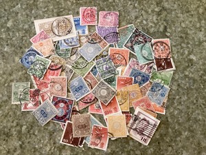 lot 11 image: Group of 1890s -1990s Japanese Stamps
