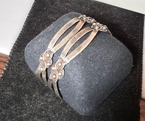 lot 67 image: Taxco Sterling Cuff Bracelet