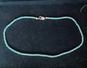 lot 65 image: Turquoise and Sterling Necklace